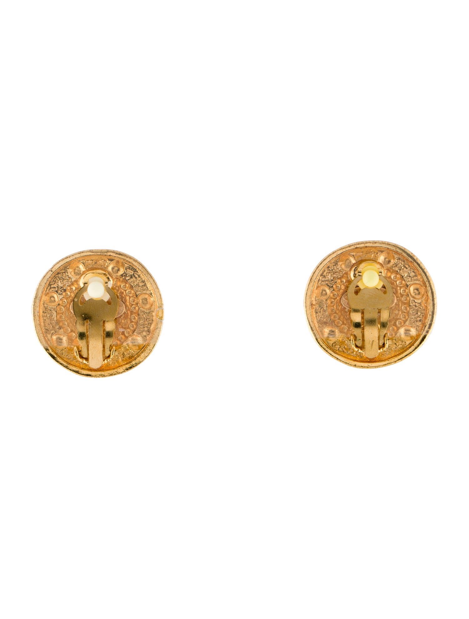 Chanel Vintage CC Clip-On Earrings