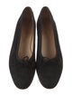 Chanel Interlocking CC Logo Suede Ballet Flats