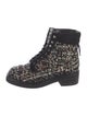 Chanel Interlocking CC Logo Combat Boots