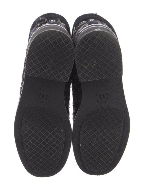 Chanel Interlocking CC Logo Combat Boots