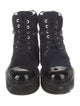 Chanel 2022 Interlocking CC Logo Combat Boots