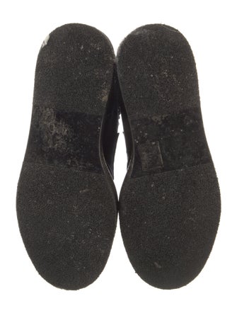 Chanel 2022 Interlocking CC Logo Combat Boots