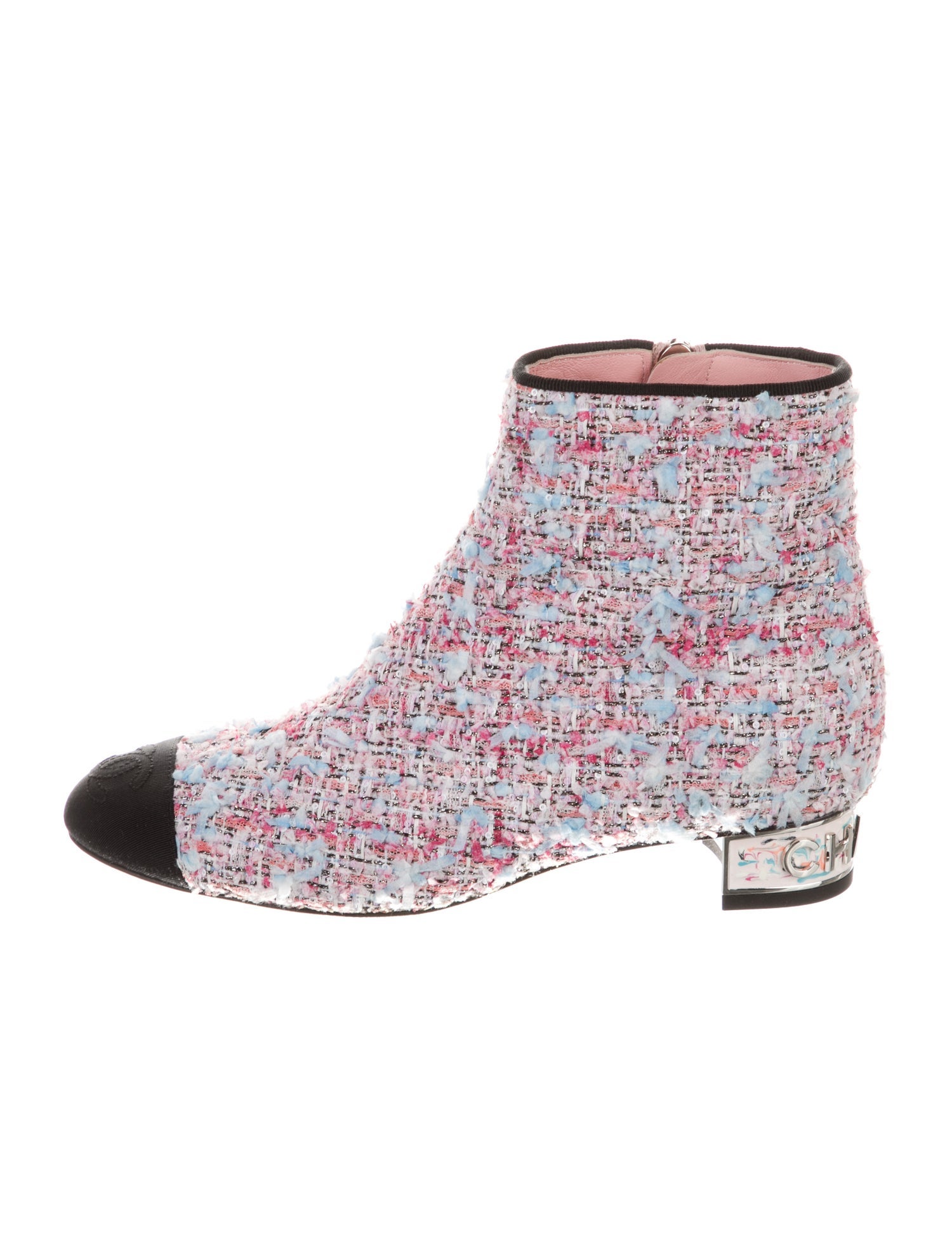 Chanel 2018 Interlocking CC Logo Boots