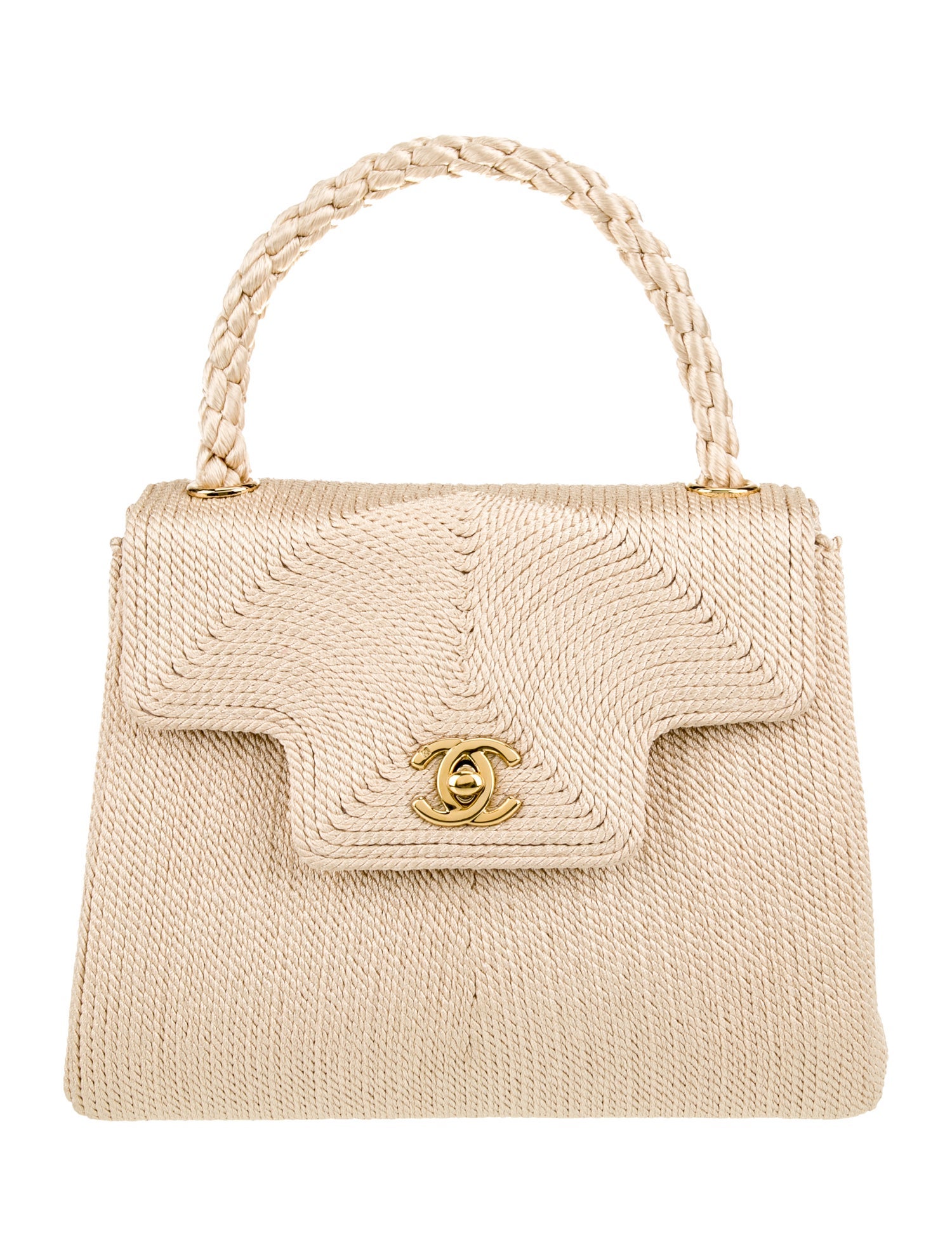 Chanel Silk Rope Top Handle Bag