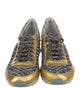 Chanel Interlocking CC Logo Tweed Sneakers