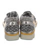Chanel Interlocking CC Logo Tweed Sneakers