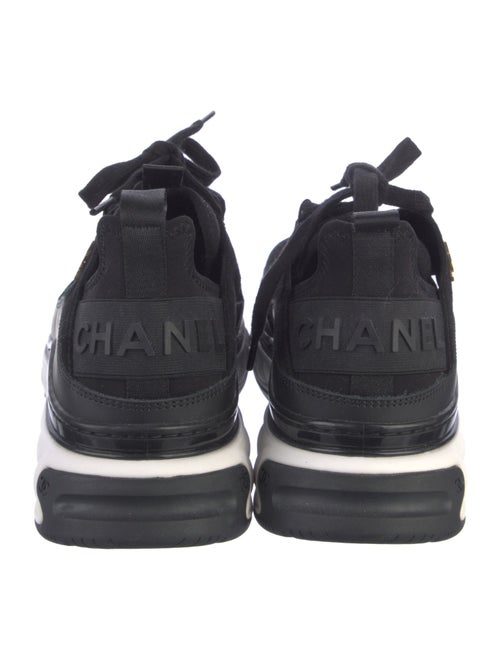 Chanel Interlocking CC Logo Suede Sneakers