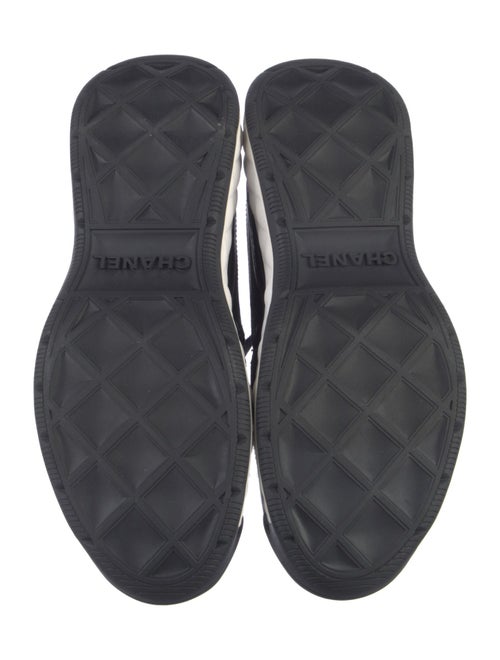 Chanel Interlocking CC Logo Suede Sneakers