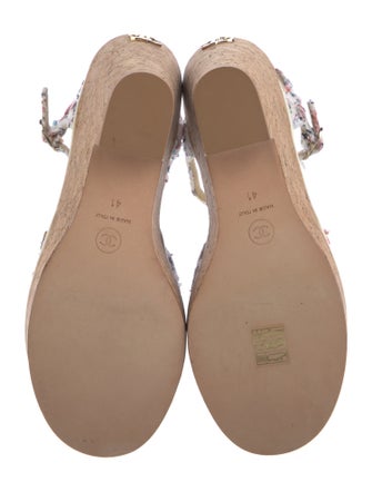 Chanel 2023 Interlocking CC Logo Sandals