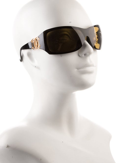 Chanel Vintage Interlocking CC Logo Sunglasses