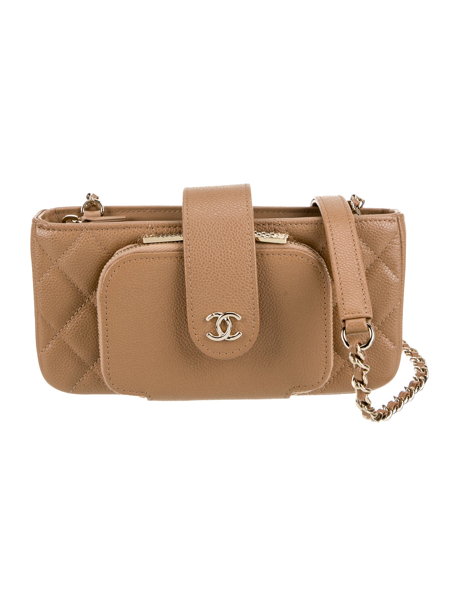 Chanel Business Affinity Phone Holder w/ Chain