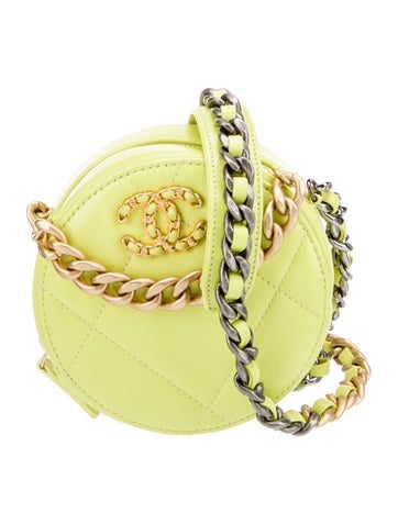 Chanel Crossbody Bags Round 19 Clutch w/ Chain