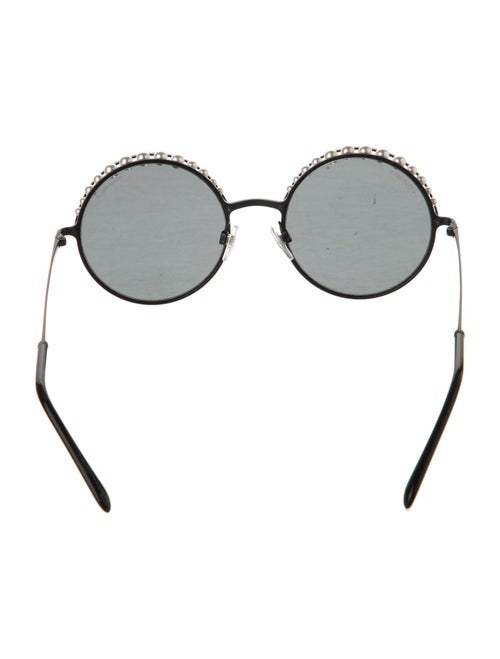 Chanel Interlocking CC Logo Round Sunglasses
