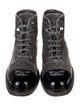 Chanel 2019 Interlocking CC Logo Combat Boots