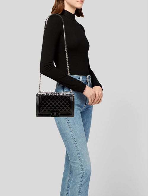 Chanel Medium Plexiglass Boy Bag