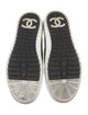 Chanel Tweed Pattern Suede Sneakers