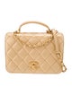 Chanel 2023 Quilted Top Handle Bag
