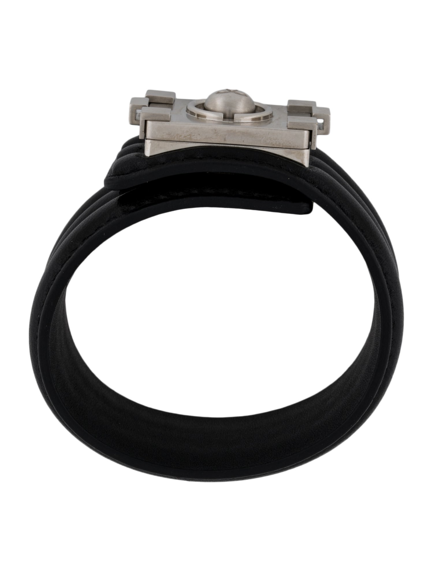 Chanel Leather CC Boy Wrap Bracelet