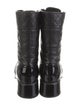 Chanel 2022 Interlocking CC Logo Combat Boots