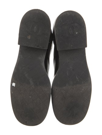 Chanel 2022 Interlocking CC Logo Combat Boots