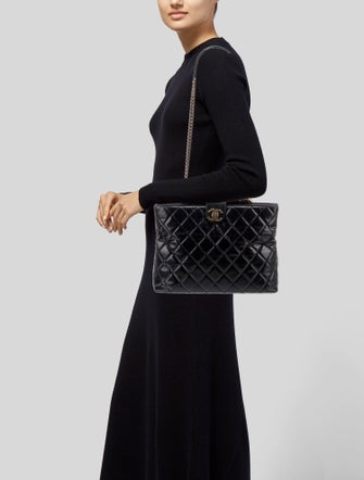 Chanel Paris-Rome Gold Bar Tote