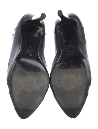 Chanel 2013 Interlocking CC Logo Boots