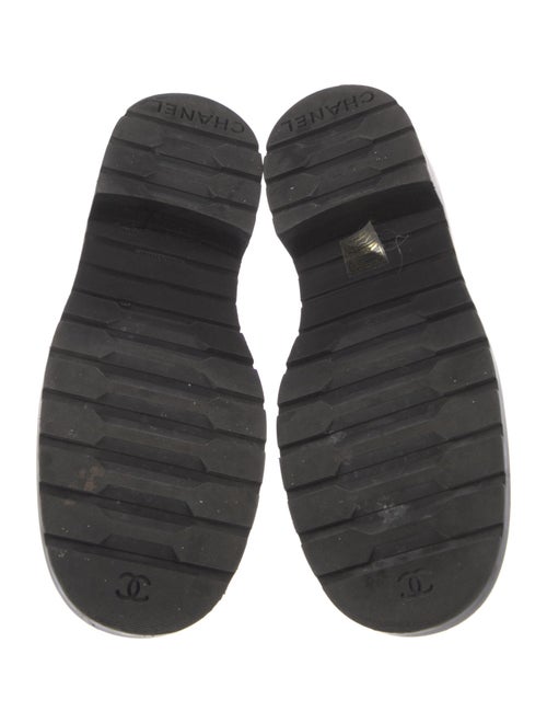 Chanel 2021 Interlocking CC Logo Combat Boots