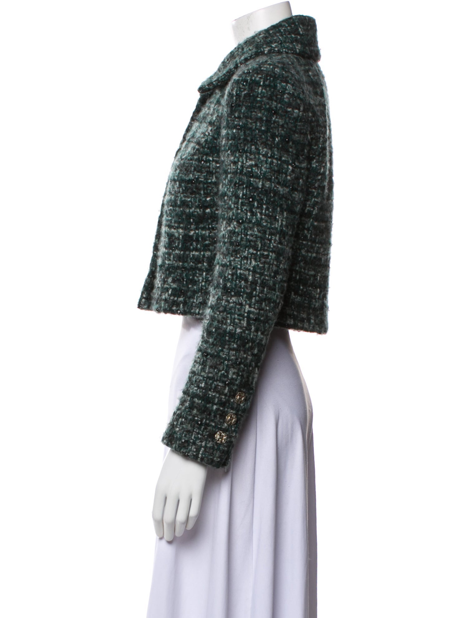 Chanel 2018 Tweed Pattern Bolero w/ Tags