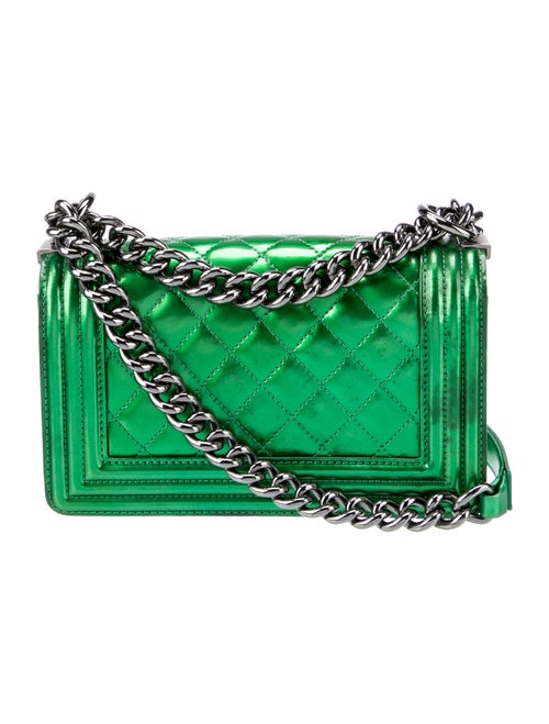 Chanel Small Patent Boy Bag