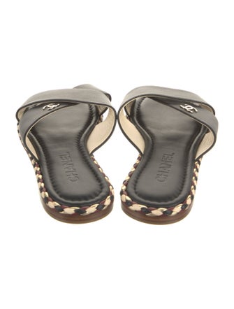 Chanel 2018 Interlocking CC Logo Slides