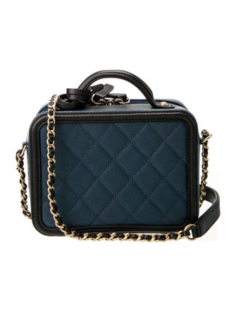 Chanel Small Filigree Vanity Case