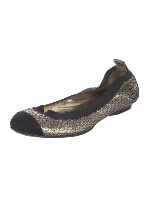 Chanel Interlocking CC Logo Ballet Flats
