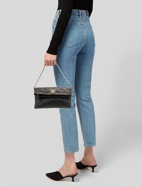 Chanel CC Foldover Clutch