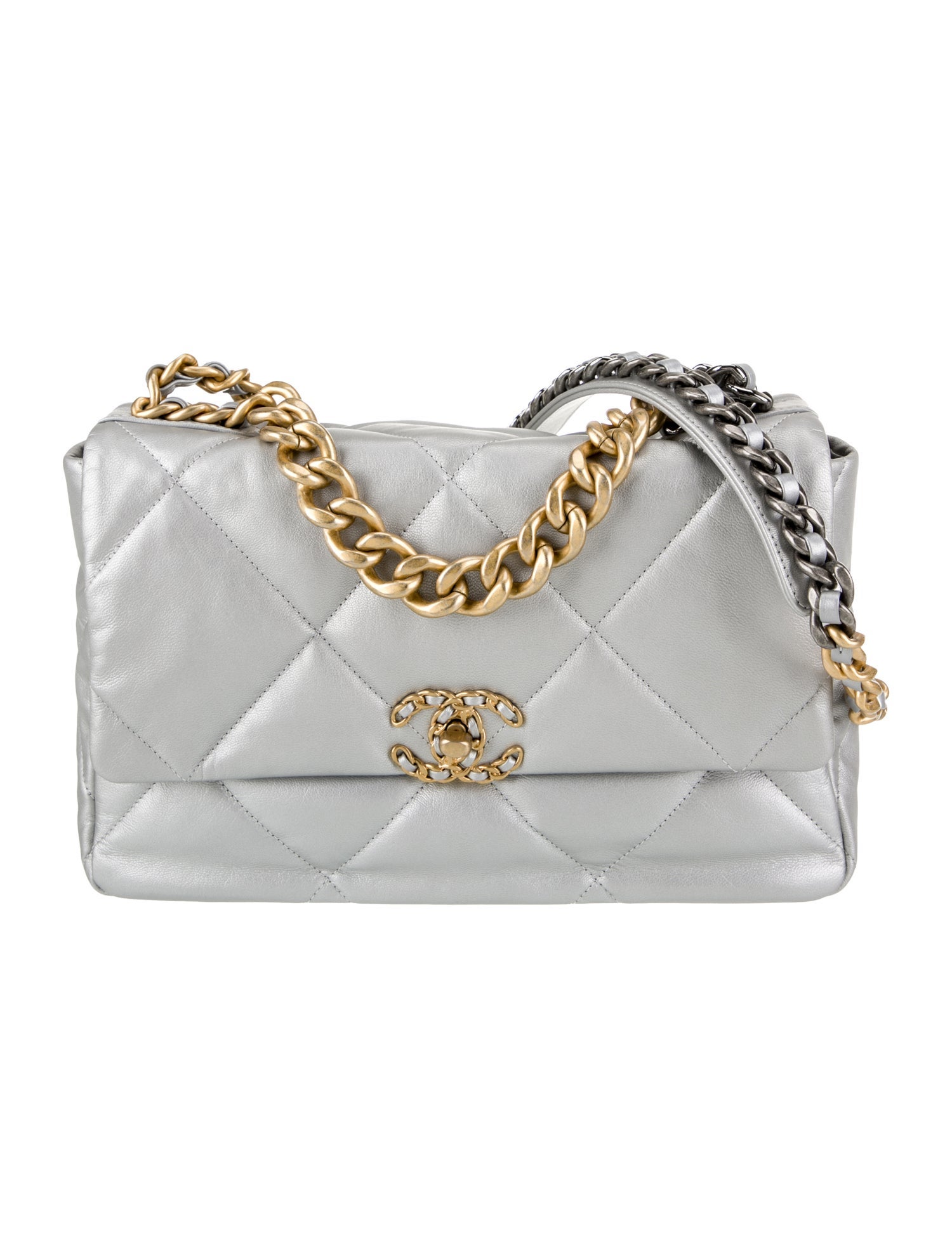 Chanel Quilted Large 19 Flap Bag