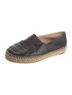 Chanel Interlocking CC Logo Lambskin Espadrilles