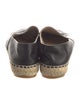 Chanel Interlocking CC Logo Lambskin Espadrilles