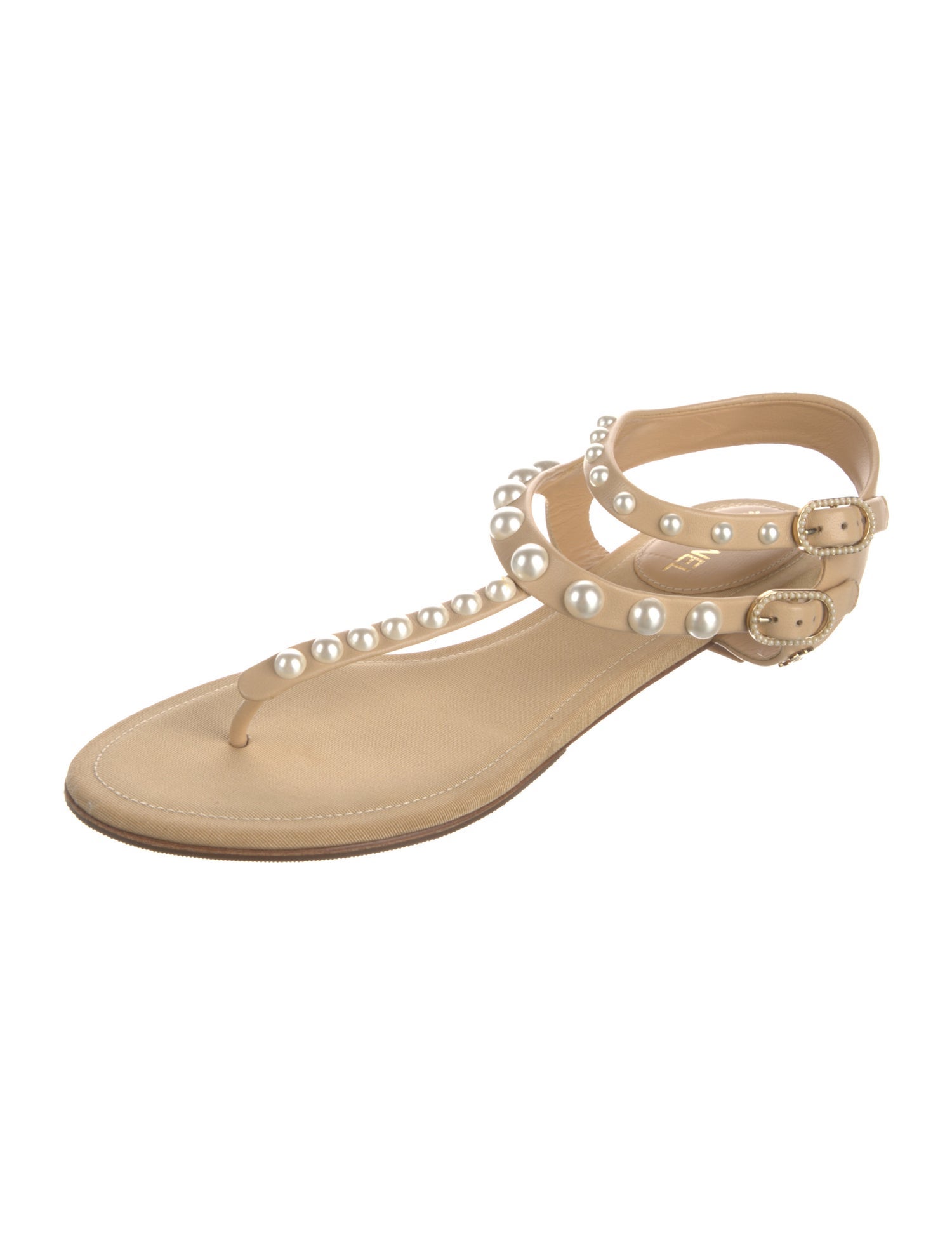 Chanel 2016 Interlocking CC Logo Sandals