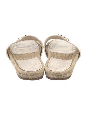 Chanel 2017 Interlocking CC Logo Espadrilles