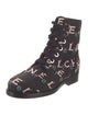 Chanel 2019 Interlocking CC Logo Combat Boots