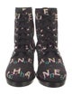 Chanel 2019 Interlocking CC Logo Combat Boots