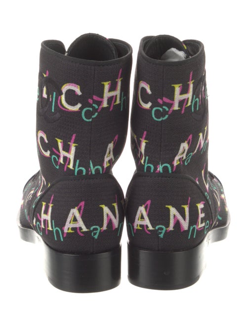 Chanel 2019 Interlocking CC Logo Combat Boots