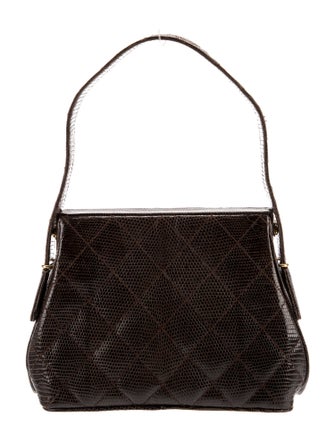 Chanel Lizard Frame Handle Bag