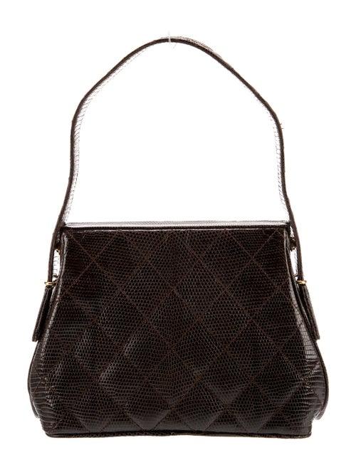 Chanel Lizard Frame Handle Bag