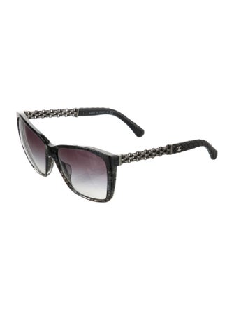 Chanel Interlocking CC Logo Square Sunglasses