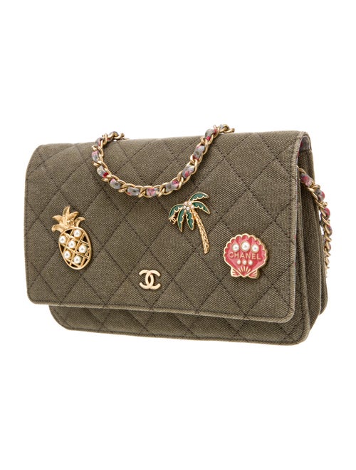 Chanel Paris-Cuba Classics In Fabrics Wallet On Chain