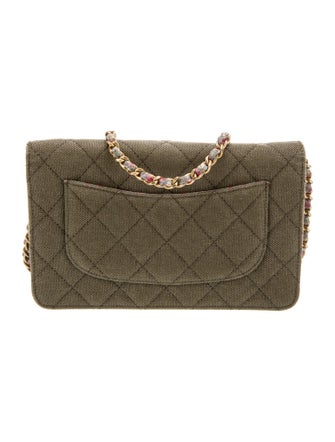 Chanel Paris-Cuba Classics In Fabrics Wallet On Chain