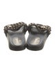 Chanel Interlocking CC Logo Chain-Link Accents Slides