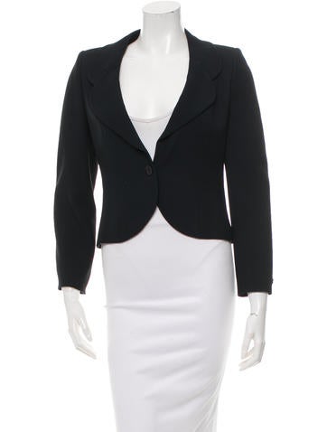 Chanel Fitted Crepe Blazer