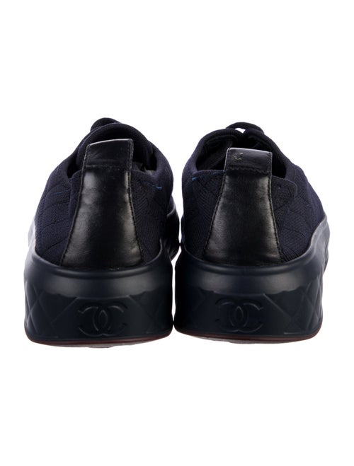 Chanel Interlocking CC Logo Canvas Sneakers