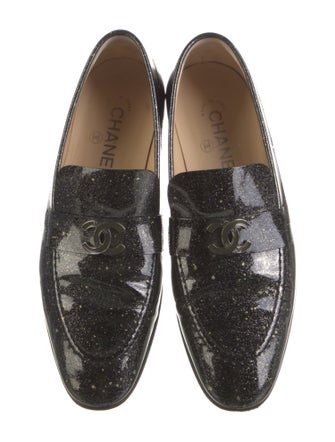 Chanel 2017 Interlocking CC Logo Loafers